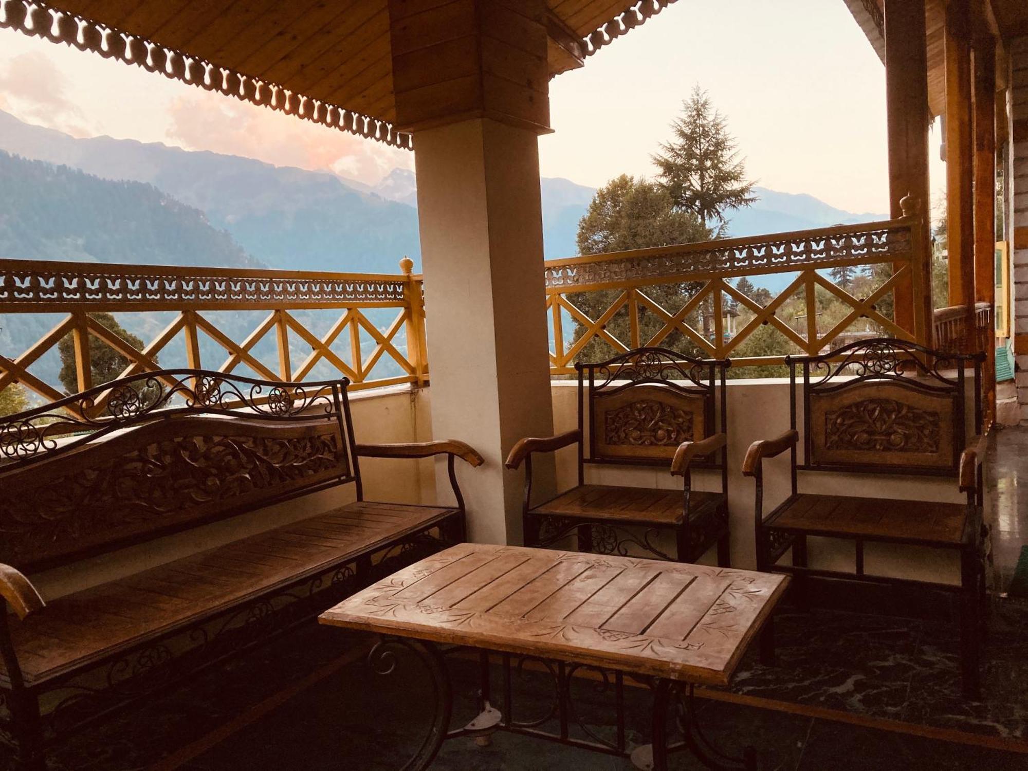 Woods Villa Cottage, Manali Exterior foto