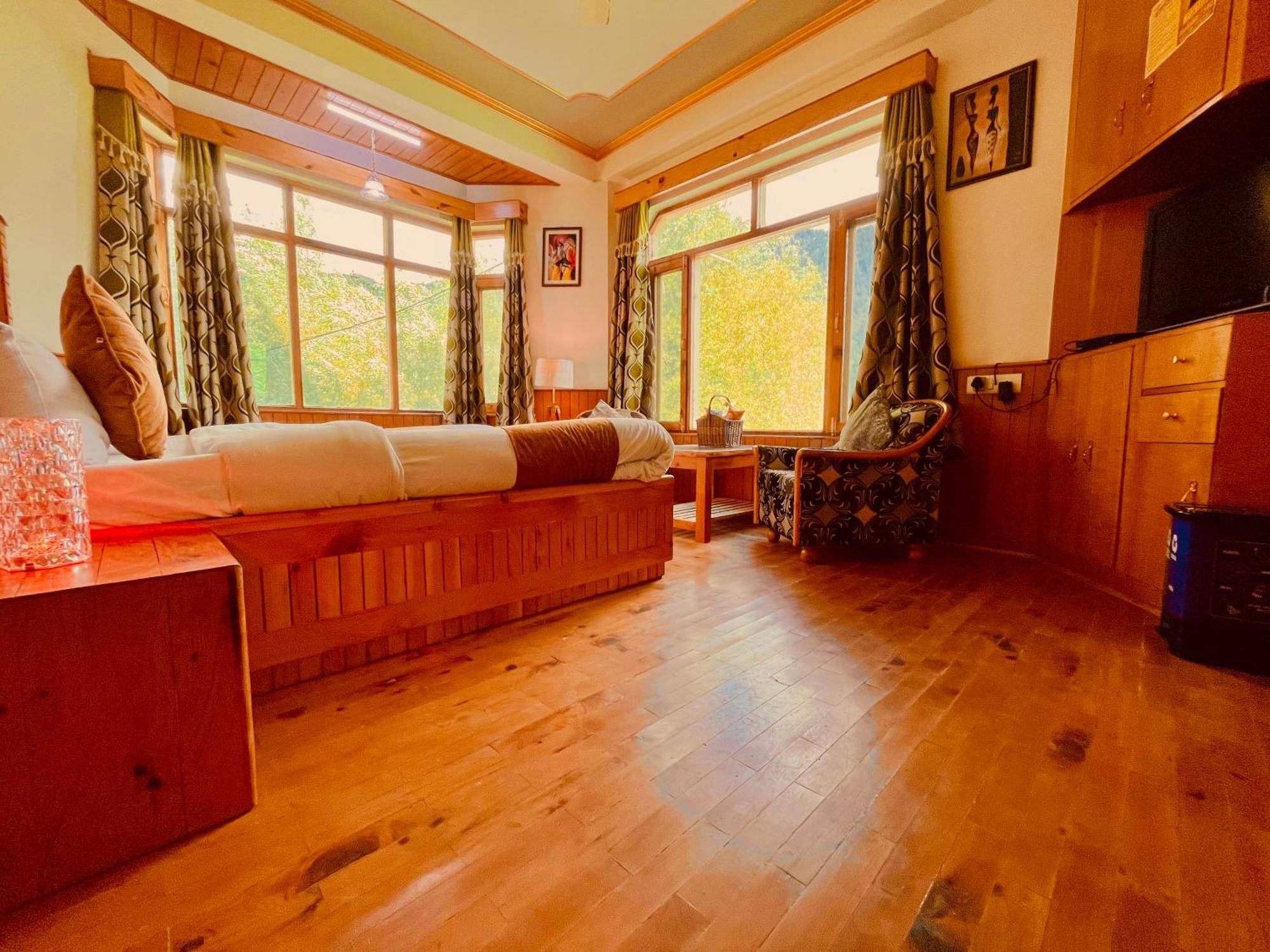 Woods Villa Cottage, Manali Exterior foto